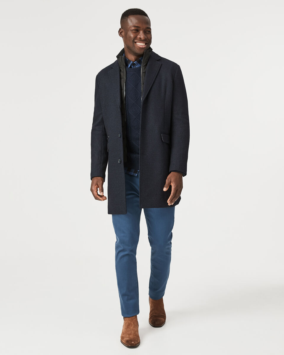 Gunnersbury Casual Jacket, Black/Navy, hi-res